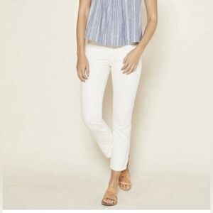 Outerknown SEA Jeans Women's Dune High Rise Slim Fit In Salt/ White Size‎ 29